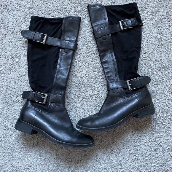 Cole Haan x Nike Air Suede and Leather Buckle Boot - Picture 1 of 5